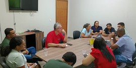 Sintet discute reajuste da educação com equipe da prefeitura em Rio dos Bois