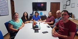 Sintet realiza primeira reunião institucional com o prefeito de Colinas Zé Nagru