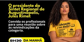 CONVITE: profissionais da rede municipal de educação de Praia Norte